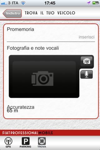 iOS App: Fiat Professional Mobile