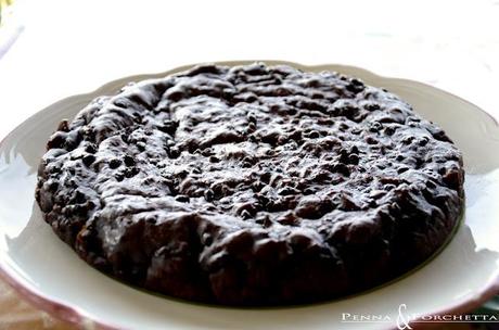 Torta al cioccolato con yogrut, senza uova - Chocolate cake with yogurt, no eggs