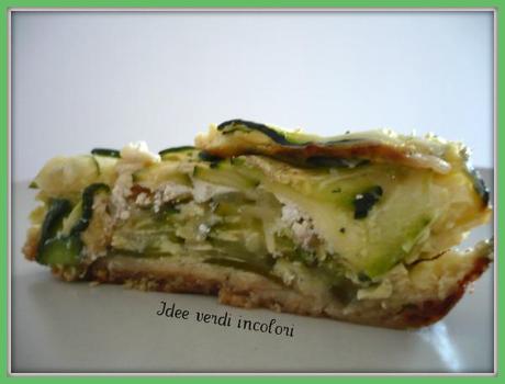 Torta fredda di zucchine