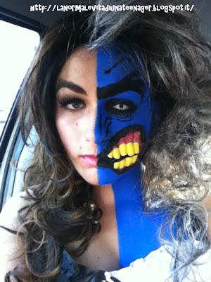 Lady Two-face alla sfilata