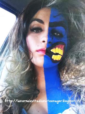 Lady Two-face alla sfilata