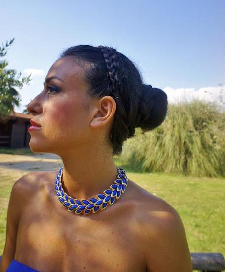 Blue & Gold braids