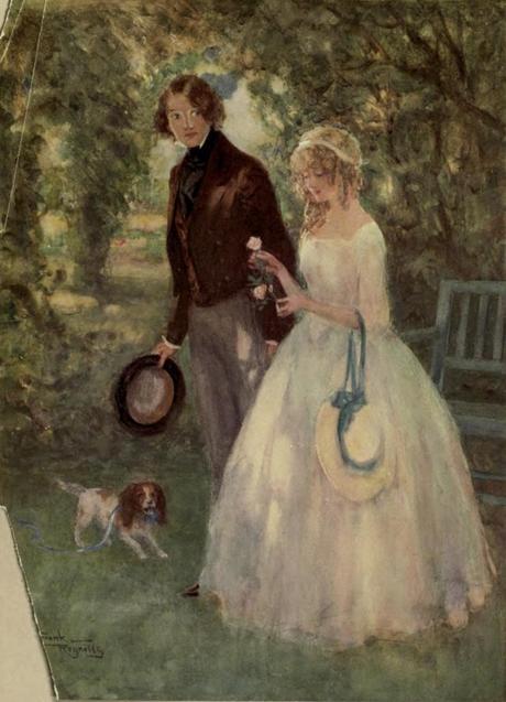 David Copperfield e Dora Spenlow - Artwork di Frank Reynolds una immagine di David Copperfield e Dora Spenlow Artwork di Frank Reynolds 739x1024 su Dickens 200: David Copperfield