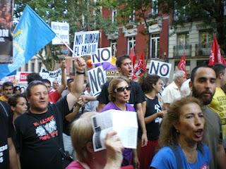 Meno polizia, più istruzione: i mineros entrano in Madrid