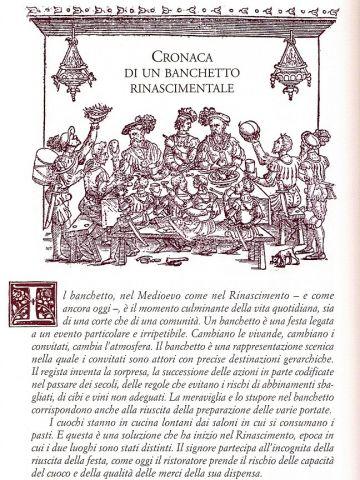 1600 - Banchetto per le nozze di Maria de' Medici con Enrico IV: Lista delle vivande