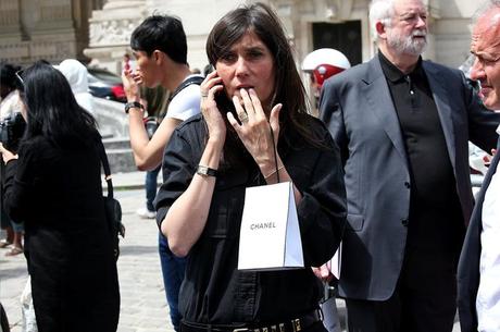 In the Street...Outside Chanel...Haute Couture Paris