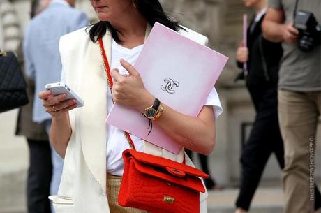 In the Street...Outside Chanel...Haute Couture Paris