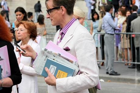 In the Street...Outside Chanel...Haute Couture Paris