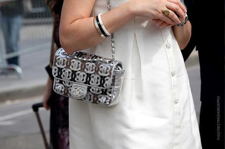 In the Street...Outside Chanel...Haute Couture Paris