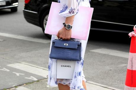 In the Street...Outside Chanel...Haute Couture Paris