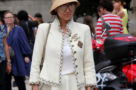 In the Street...Outside Chanel...Haute Couture Paris