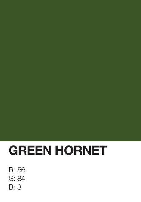 Pantone-Superheroes-Green-Hornet Pantone Superheroes