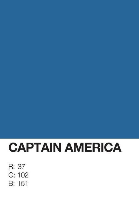 Pantone-Superheroes-Captain-America Pantone Superheroes