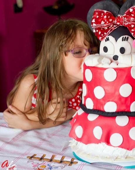 Minnie cake per i suoi sei anni!!