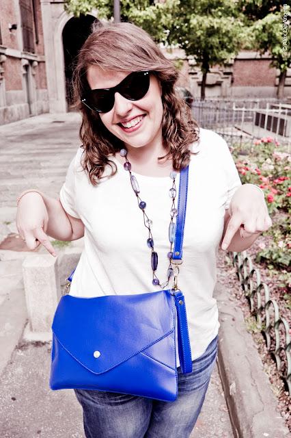 Oasàp online shop: my oversized clutch bag in deep blue