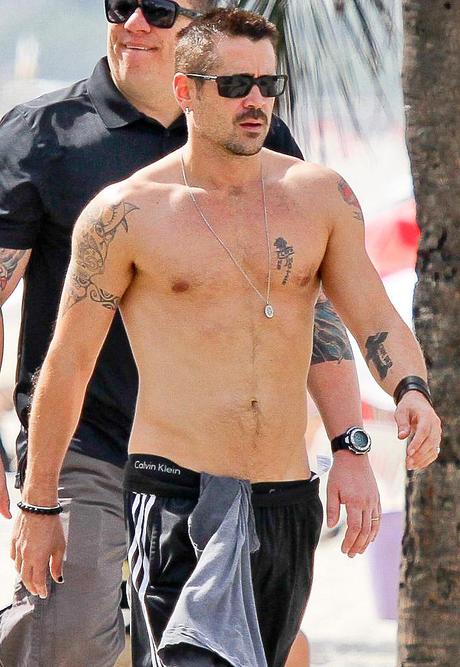 Un sexy Colin Farrell mette in mostra il fisico a Rio de Janeiro