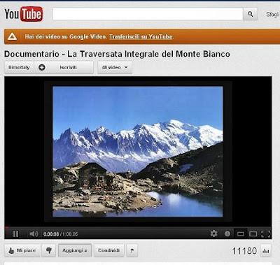 LA TRAVERSATA DEL MONTE BIANCO.Dal Canale Video DimoItaly