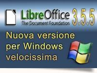 LibreOffice 3.5.5 - Velocissimo - Windows 