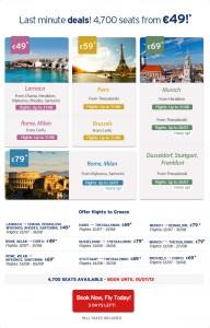 Aegean Airlines: Offerte Lampo Last Minute per la Grecia