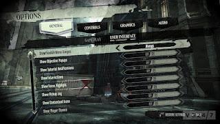 Dishonored : immagini gameplay del menu e dell'interfaccia