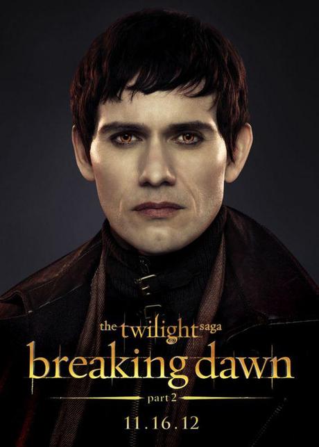 Dal Comic Con 2012 di San Diego tutti i 26 character poster di The Twilight Saga: Breaking Dawn parte 2