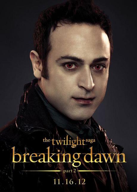 Dal Comic Con 2012 di San Diego tutti i 26 character poster di The Twilight Saga: Breaking Dawn parte 2