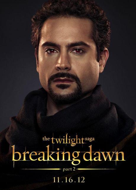 Dal Comic Con 2012 di San Diego tutti i 26 character poster di The Twilight Saga: Breaking Dawn parte 2