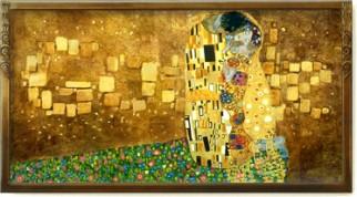 “Il bacio”, doodle di oggi: auguri Klimt!