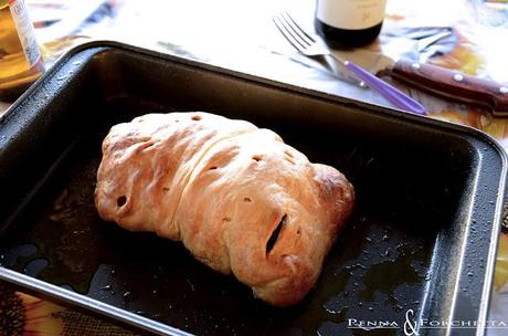 Filetto di vitello in crosta - Veal fillet in pastry with ham