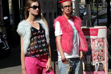 In the Street...Models Off-Duty...Summer Mix, Milan