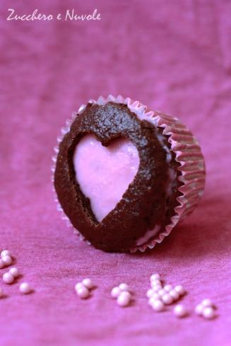Heart cupcake vegan…
