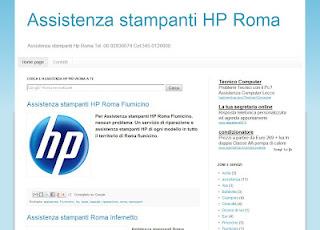 Assistenza stampanti HP Roma