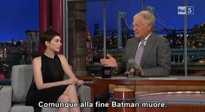 David Letterman rivela il finale dell'ultimo Batman?
