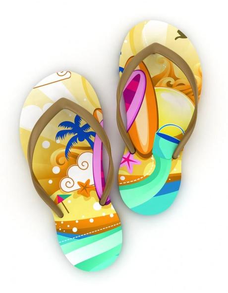 flip flop decori mare