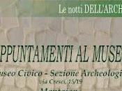 notti dell'archeologia presso museo Civico Montaione