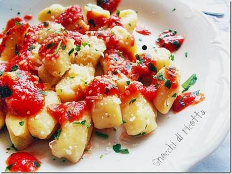 gnocchi di ricotta con Bimby