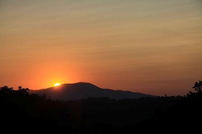 il sole è sparito in un attimo