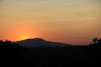 il sole è sparito in un attimo