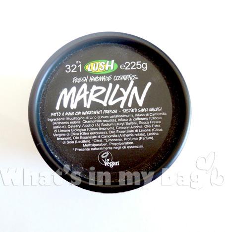 Bathtub's things n°9: Lush, Marilyn maschera per capelli