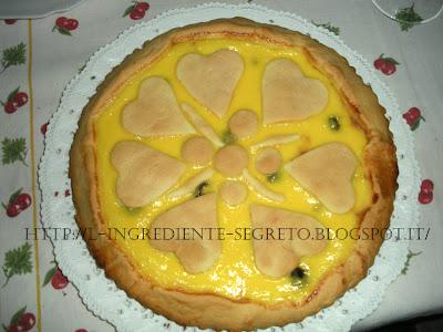 Crostata baci di crema e amarene