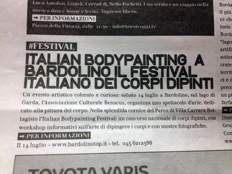 Italian body painting festival 2012 – coloured emotions