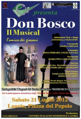 Il 21 luglio uno spettacolo dedicato a don Bosco in Piazza del Popolo a Lauria