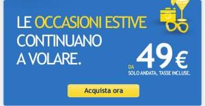 Air One: occasioni estive sui voli da 49€