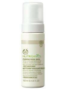 The Body Shop Nutriganics Foaming Facial wash – mousse detergente viso