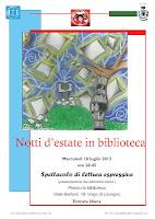 Notti d'estate in Biblioteca