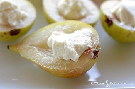 Pere con il formaggio - Pears with cheese