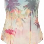 Palm Print One Piece - TOP SHOP