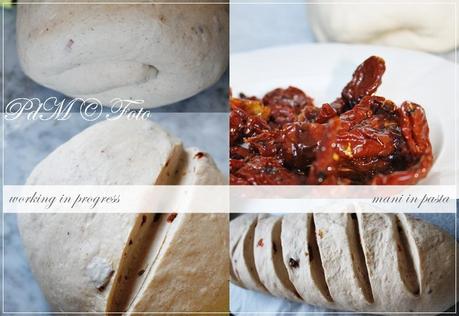 Pane al farro e pomodori secchi (il filone casereccio)