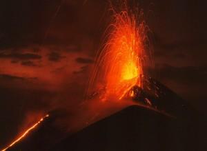 Featured volcano : Pacaya, Guatemala