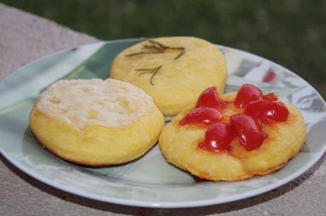 Pizzette allo zafferano